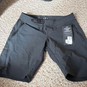 Fox Women's Black Athletic biking Shorts